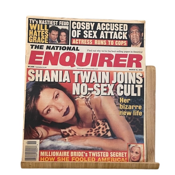 NATIONAL ENQUIRER Tabloid SHANIA TWAIN - Picture 1 of 7